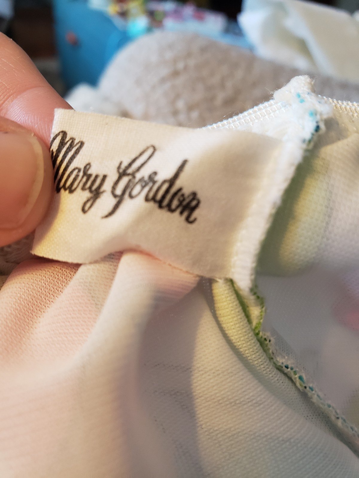 70s Novelty Print Miniskirt Slip