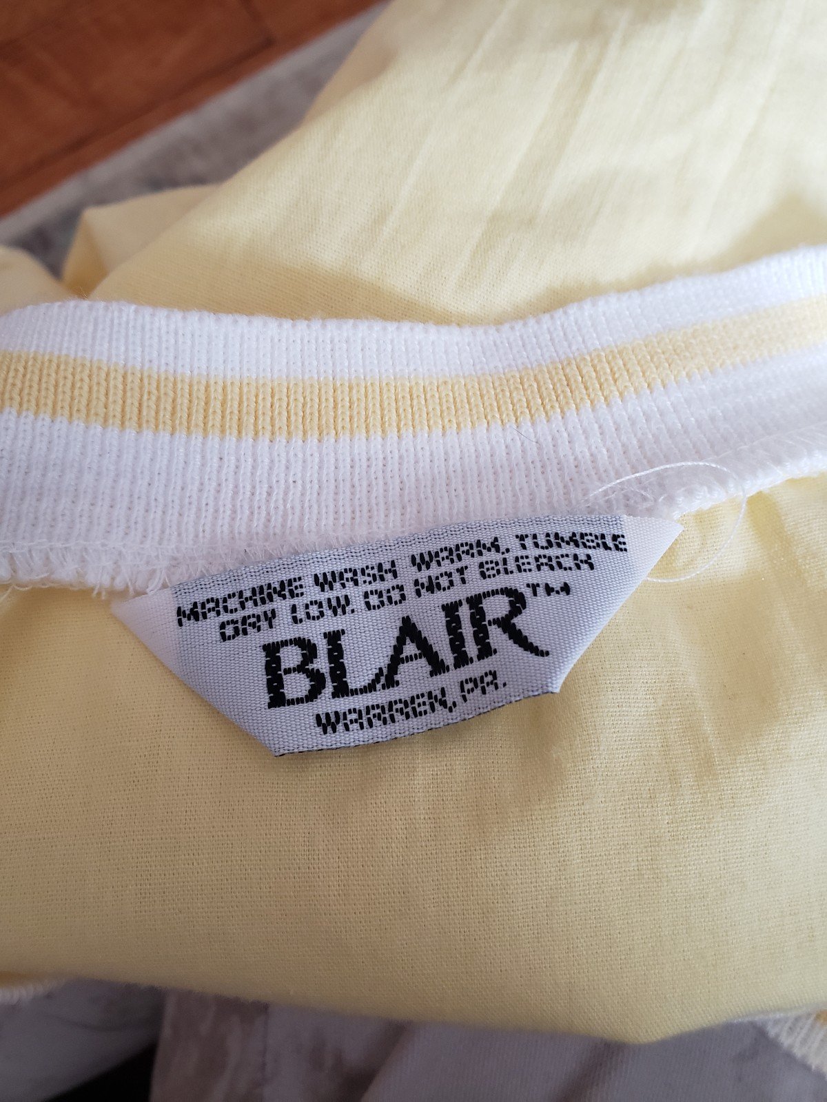 80s Pastel Yellow Tee