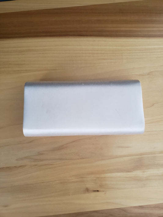 Vintage Cream Satin Clutch