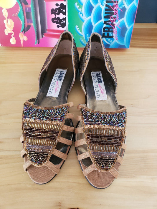 90s Frankie and Baby Beaded Sandals