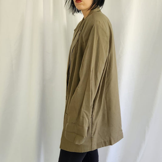 90s Olive Green Lightweight Blazer