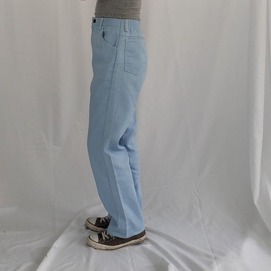 80s Maverick Bright Blue Jeans