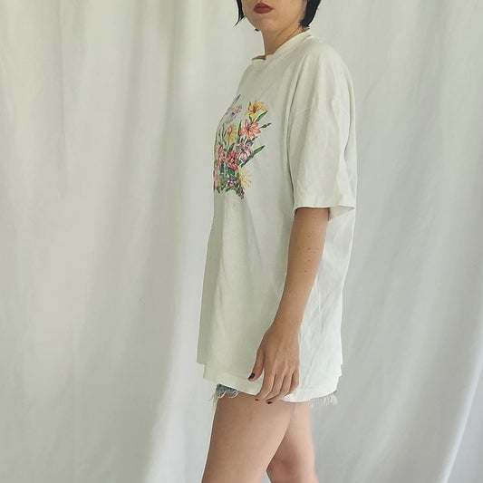 90s Floral Grandmacore Tee