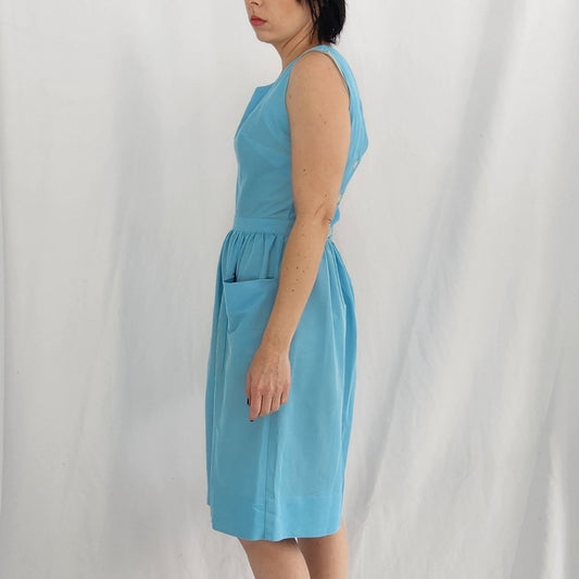 60s/70s Blue Waitress Uniform