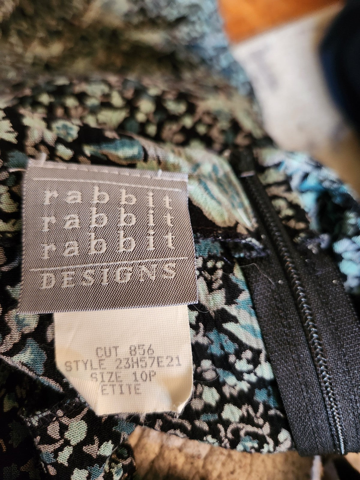 90s Green and Blue Floral Sundress