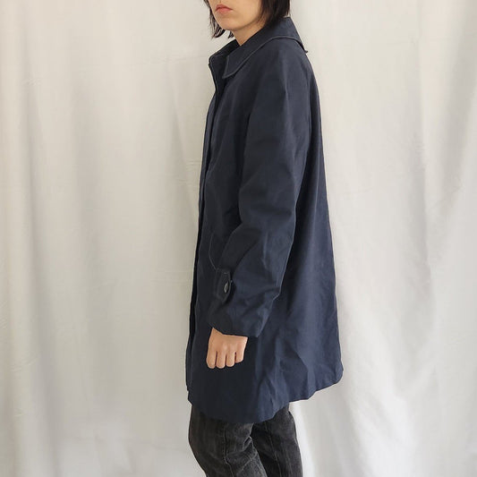 60s Blue Trench Coat