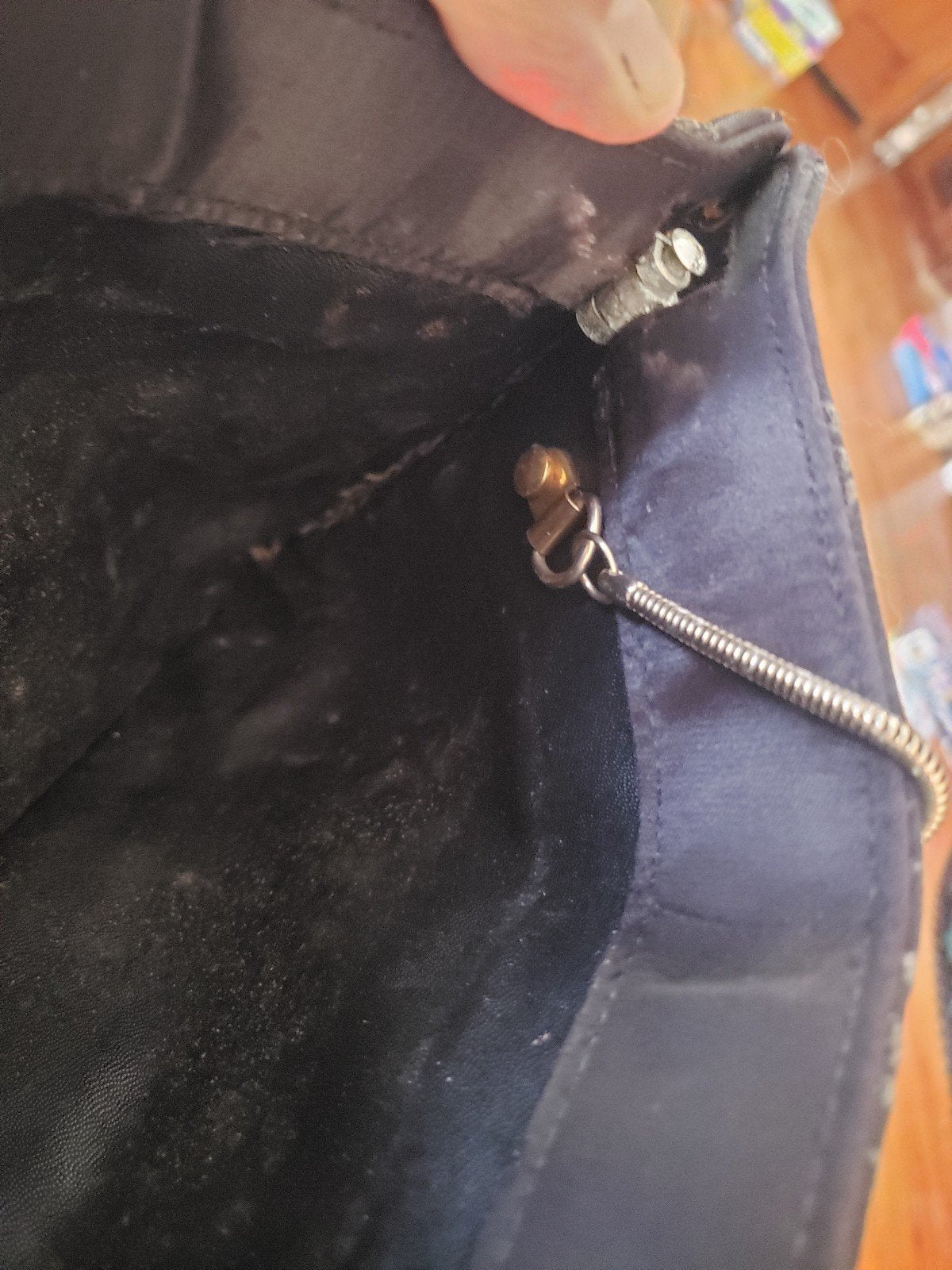 60s(?) Black Sparkly Bag