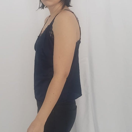 90s Navy Blue Lacy Camisole