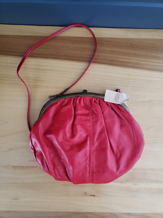 80s(?) Deadstock Red Leather Purse