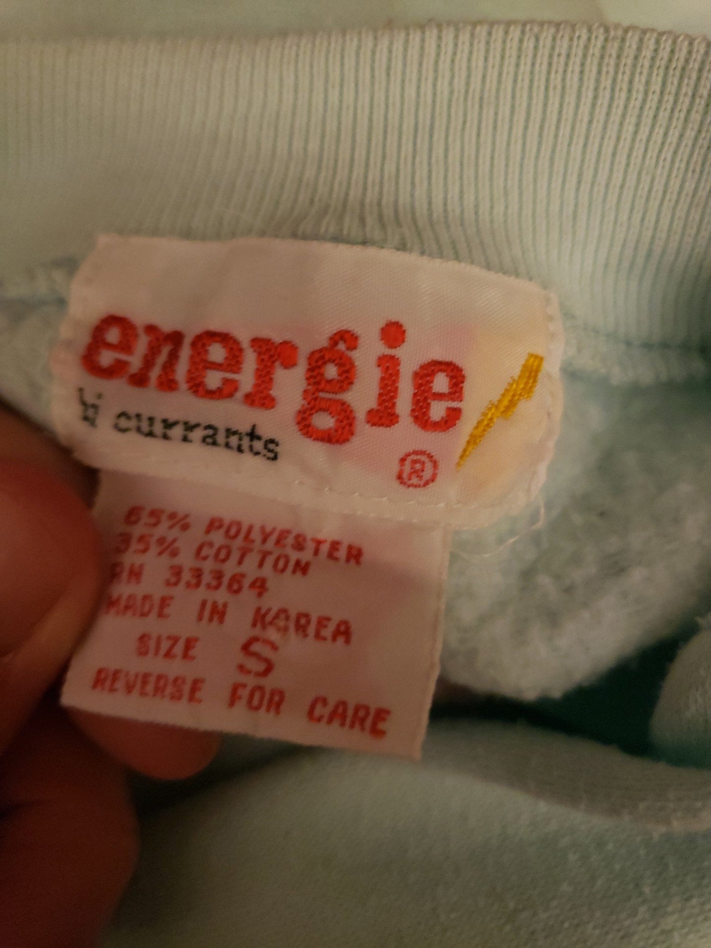 80s Robin's Egg Blue Oversize Sweatshirt