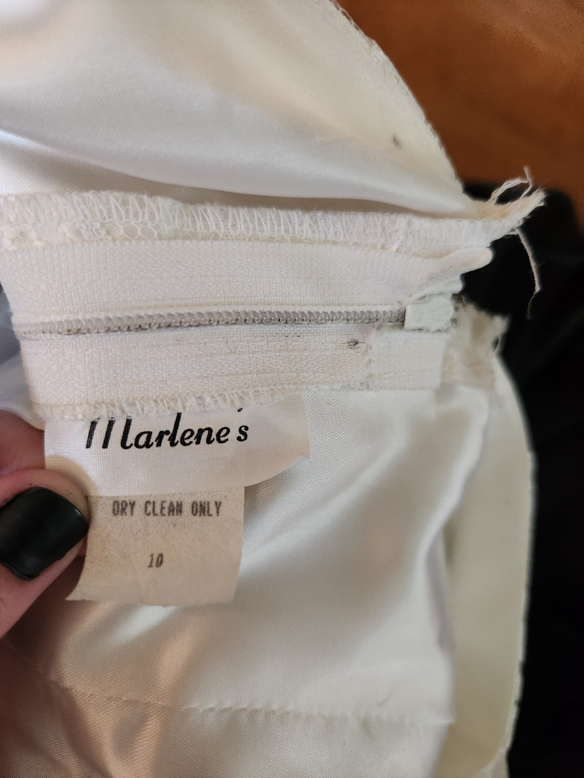 80s Black and White Prom Dress