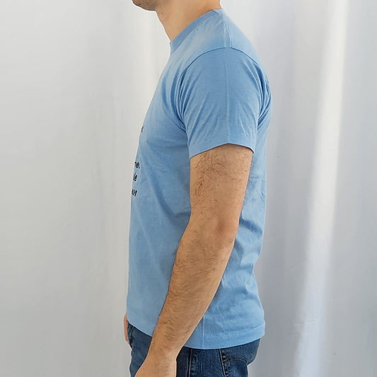 80s/90s Blue Scout Leader Comical Tee