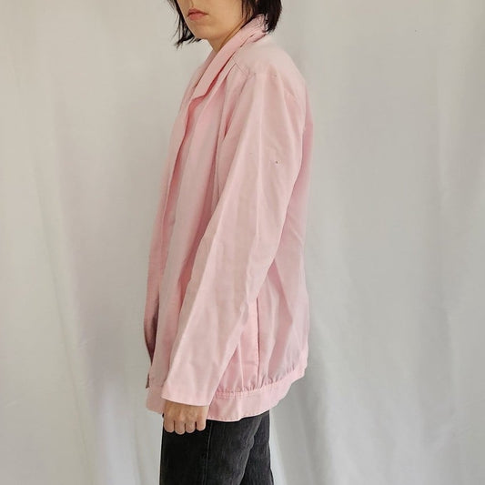 80s/90s Pink Oversize Cotton Jacket