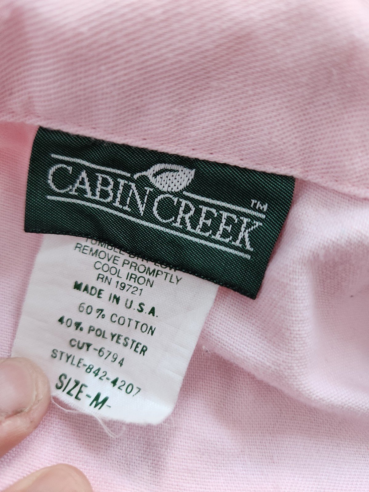 80s/90s Pink Oversize Cotton Jacket