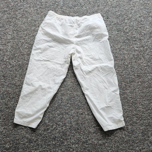 90s White Cotton Pants