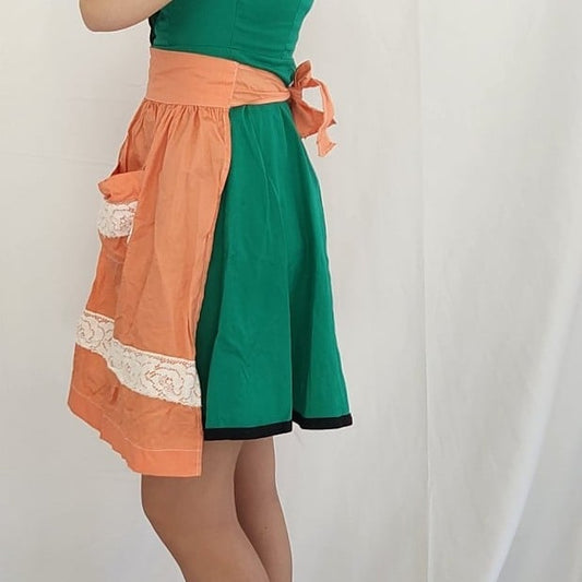 Vintage Pink Hostess Apron