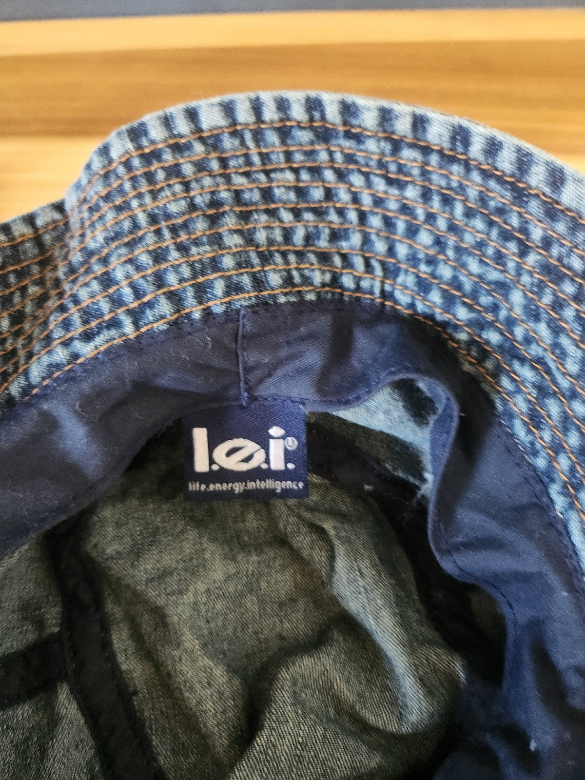 Y2K l.e.i Denim Bucket Hat