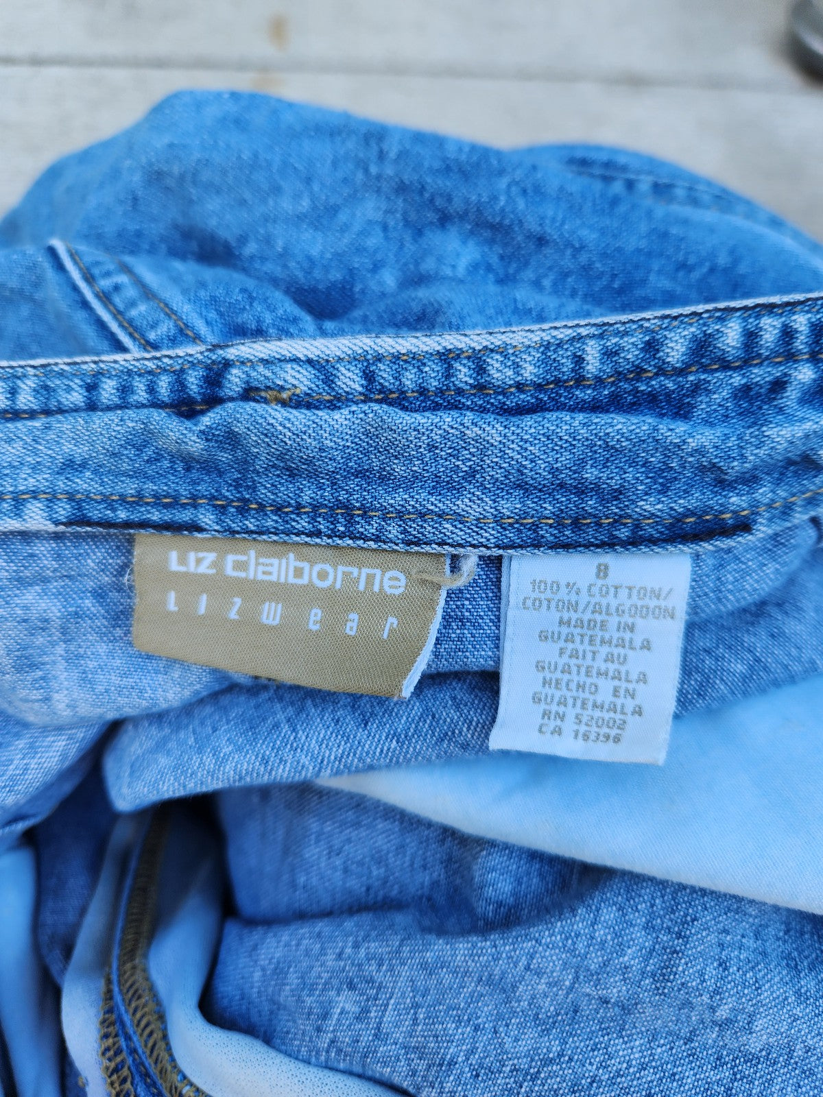 90s/Y2K Liz Claiborne Button Down Mini Skirt