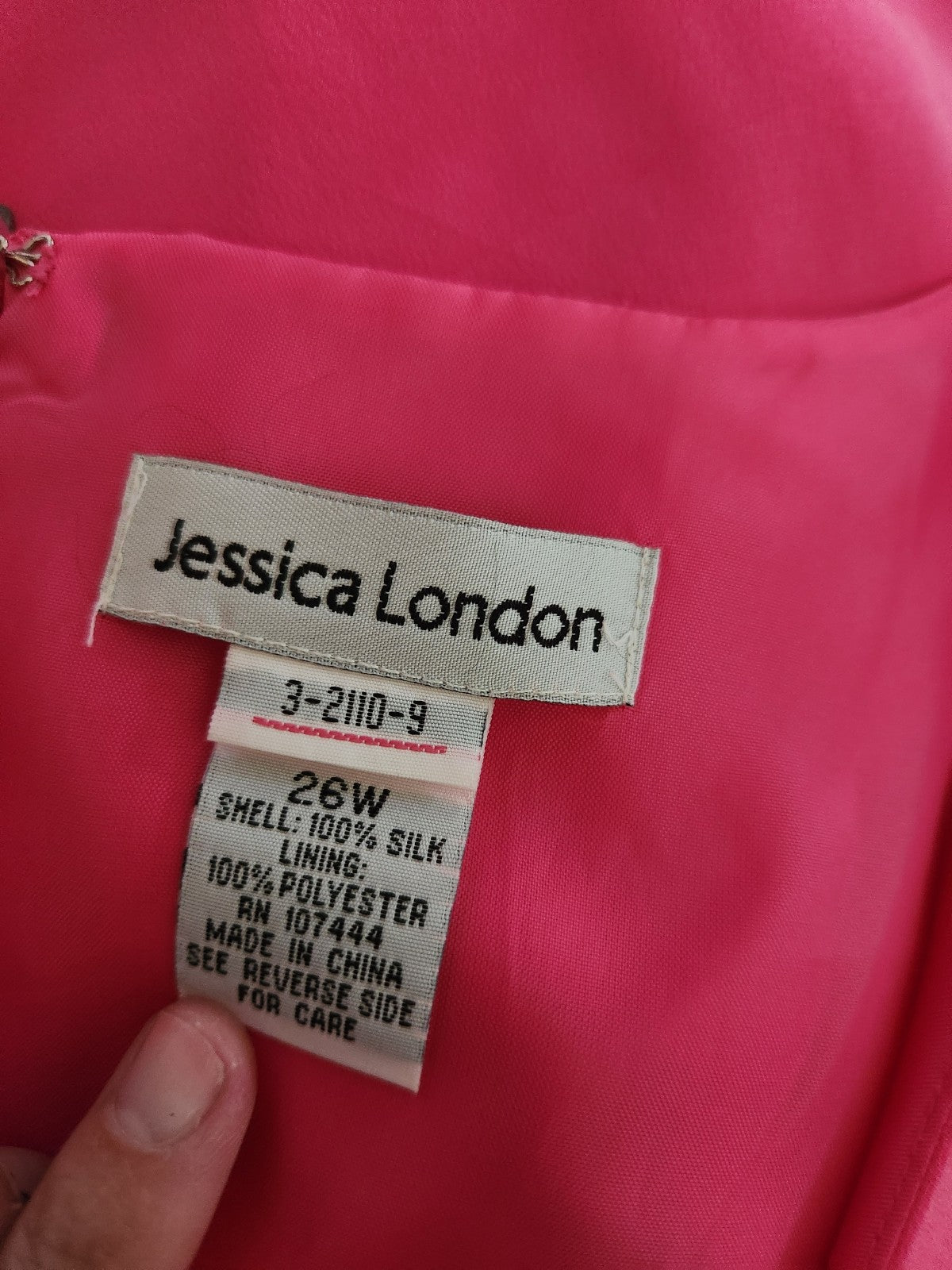 90s/00s Pink Silk Maxi Dress