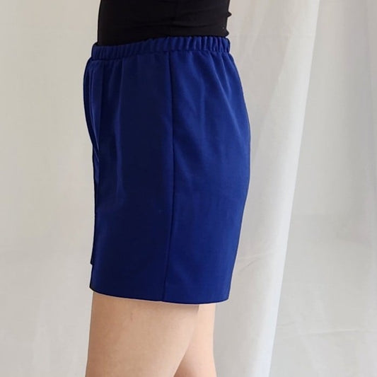 70s/80s Blue Pleated Gym Shorts