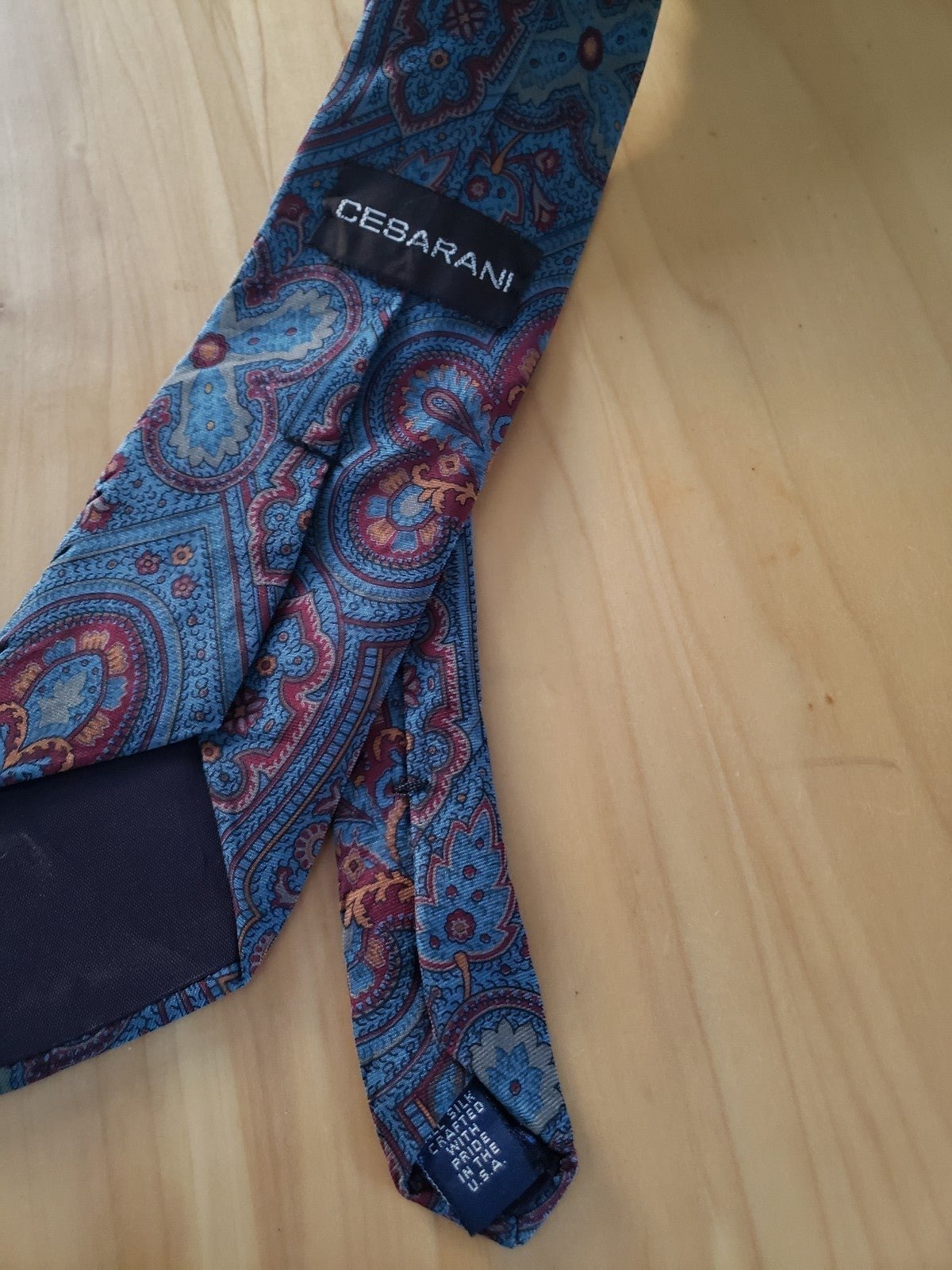 Vintage 80s Silk Tie