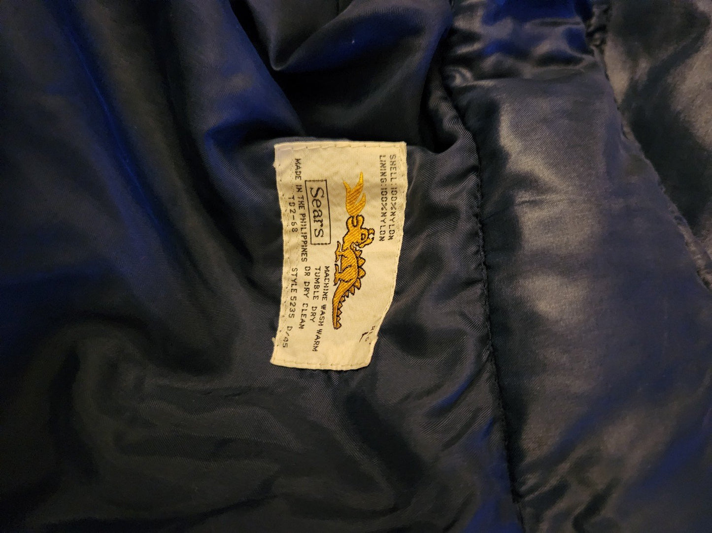 80s Sears Blue Windbreaker