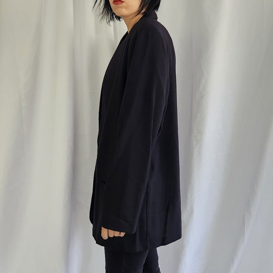 80s/90s Black Oversize Blazer