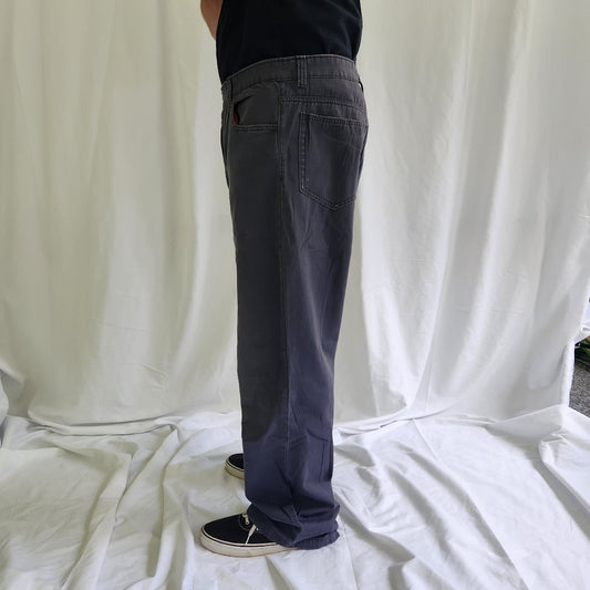 Y2K Gray Cotton Pants