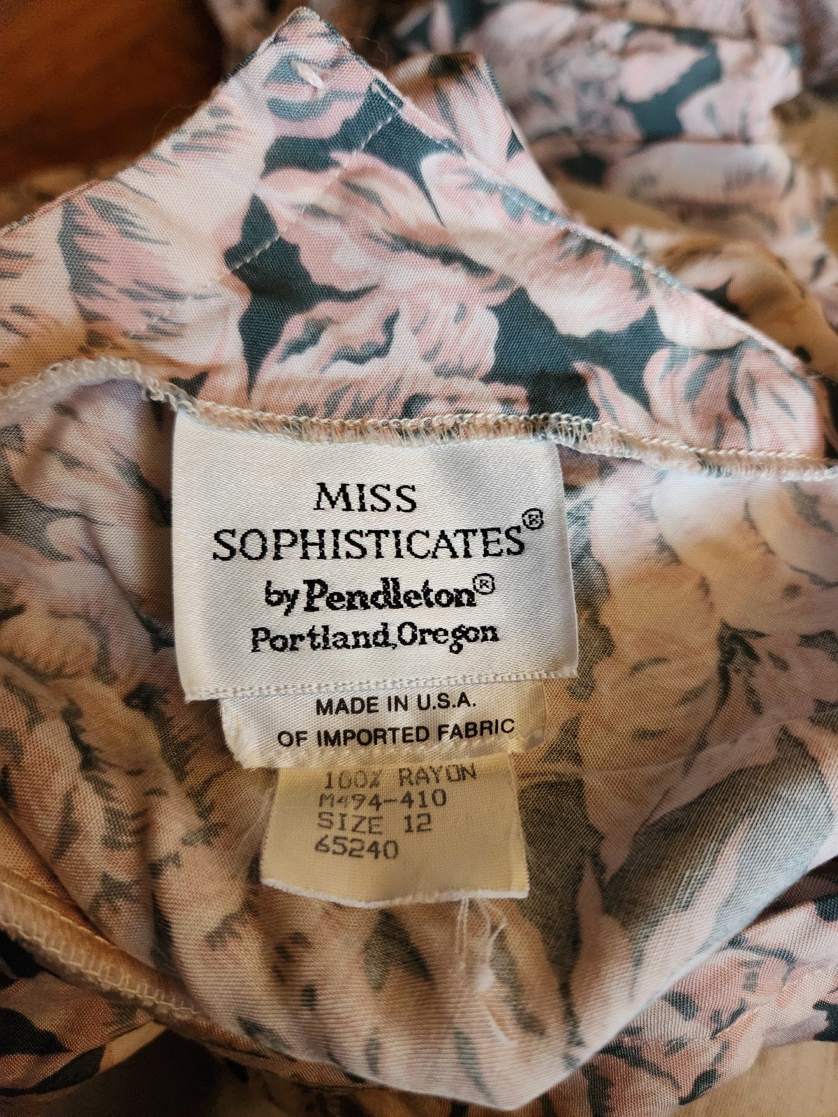 80s/90s Rose Print Skirt Set