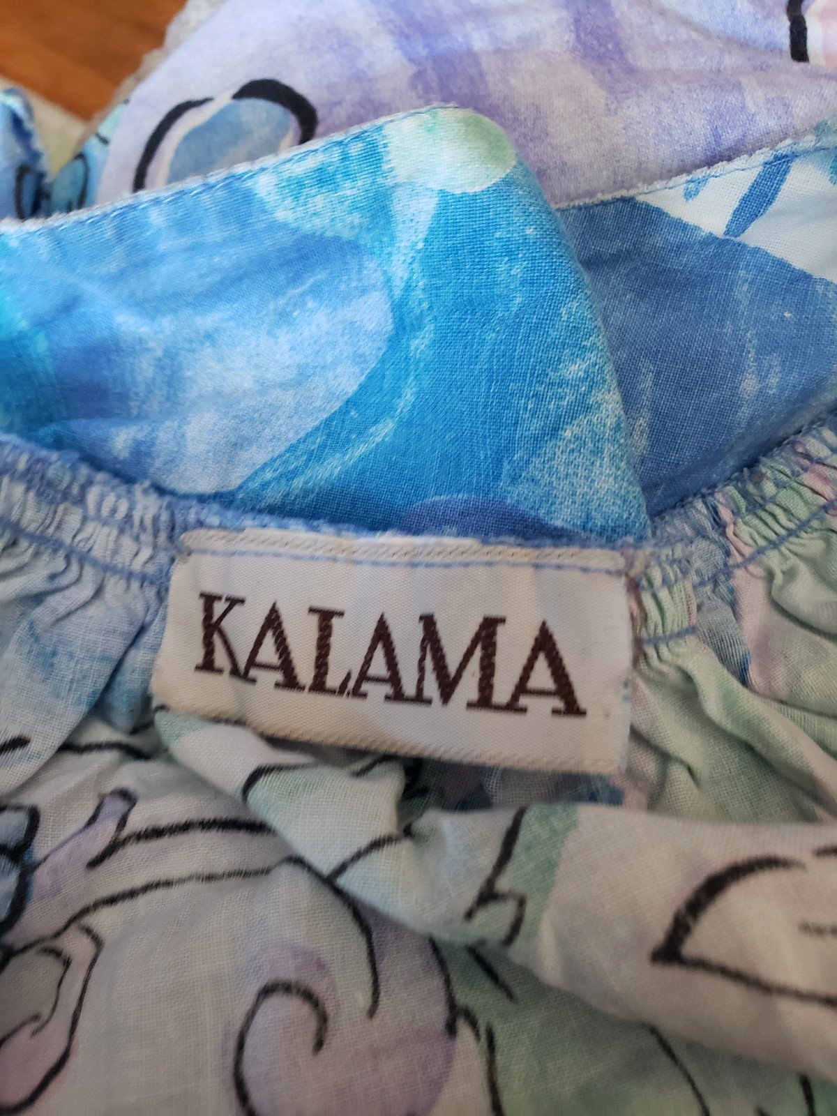 80s/90s Pastel Floral Muumuu