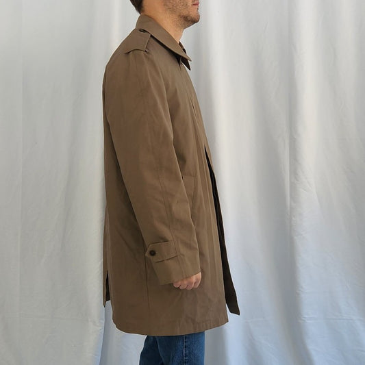 90s Taupe Trench Coat
