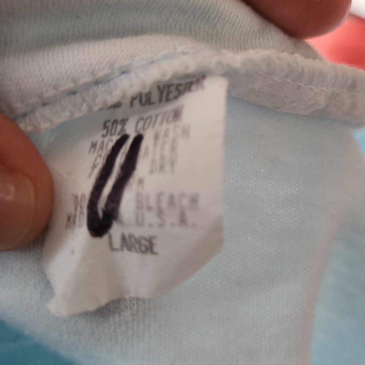 80s Baby Blue Square Neck Tank Top