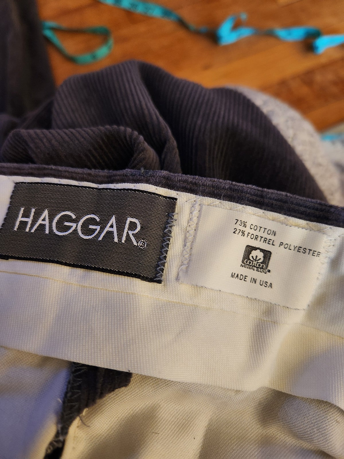 90s Dark Gray Corduroy Pants