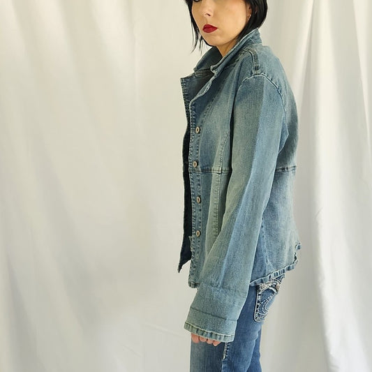 Y2K Denim Shacket