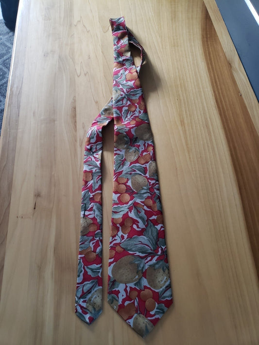 Vintage 80s Fruit Themed Tie