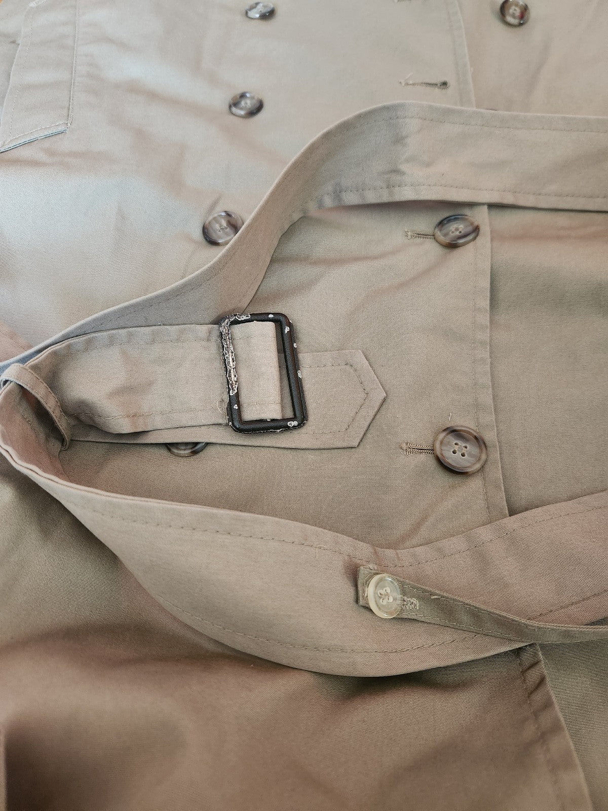 80s/90s Classic Beige Trench Coat