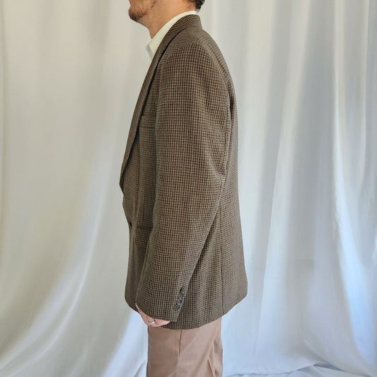 90s Brown and Black Blazer