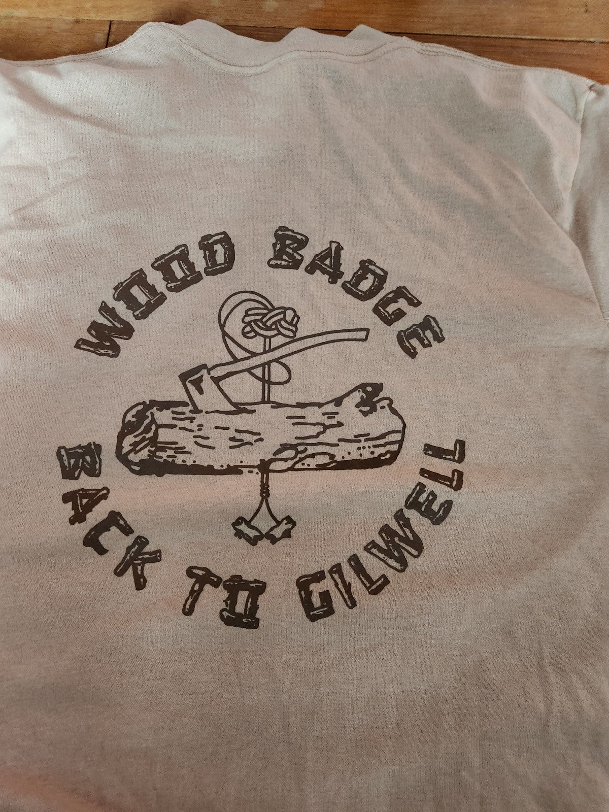 90s Tan Boy Scouts Wood Badge Tee