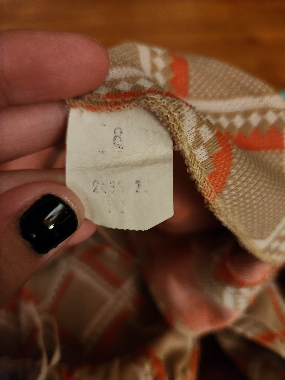 70s Tan and Orange Leisure Set