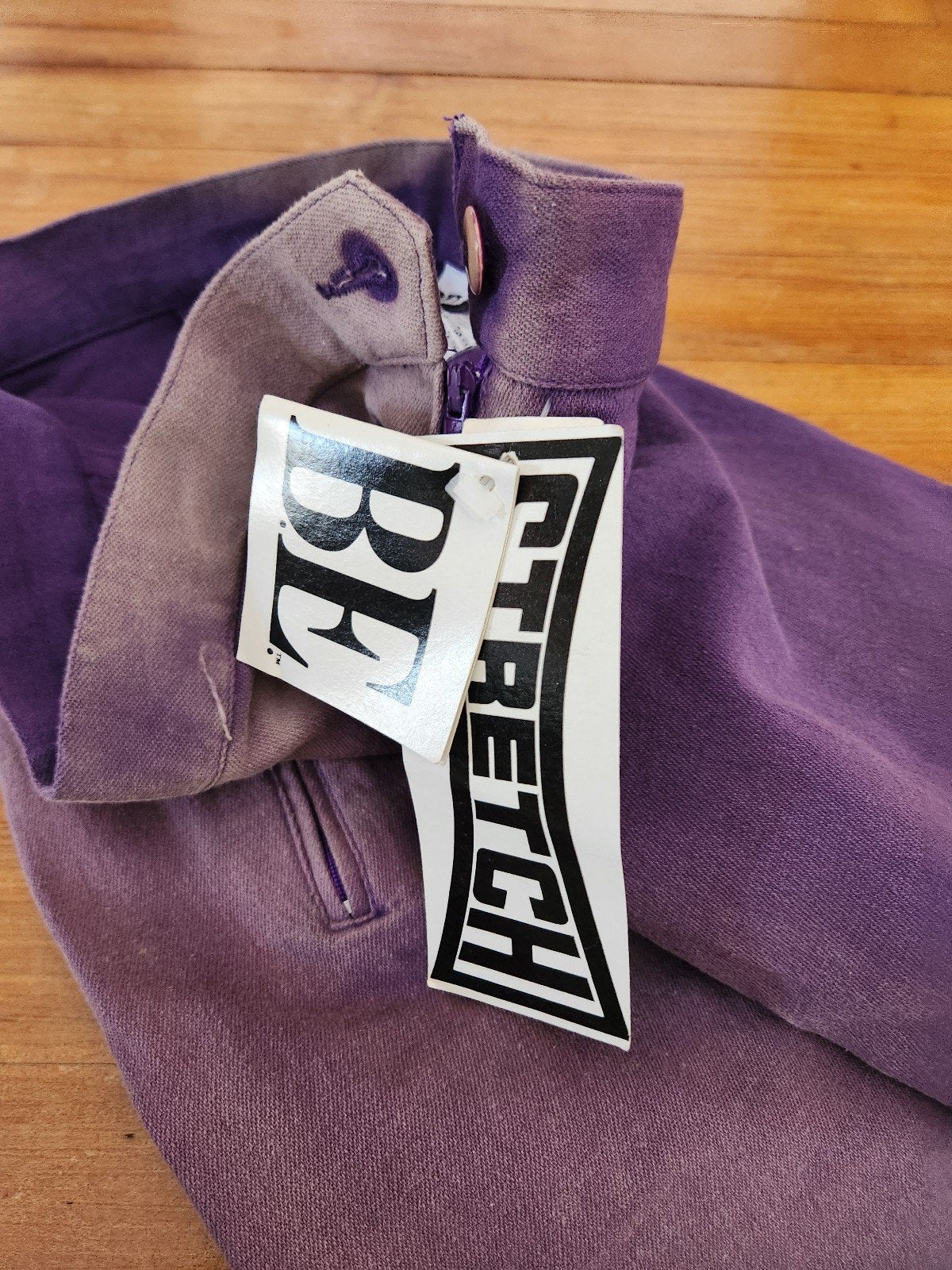 80s Deadstock Purple Mini Skirt