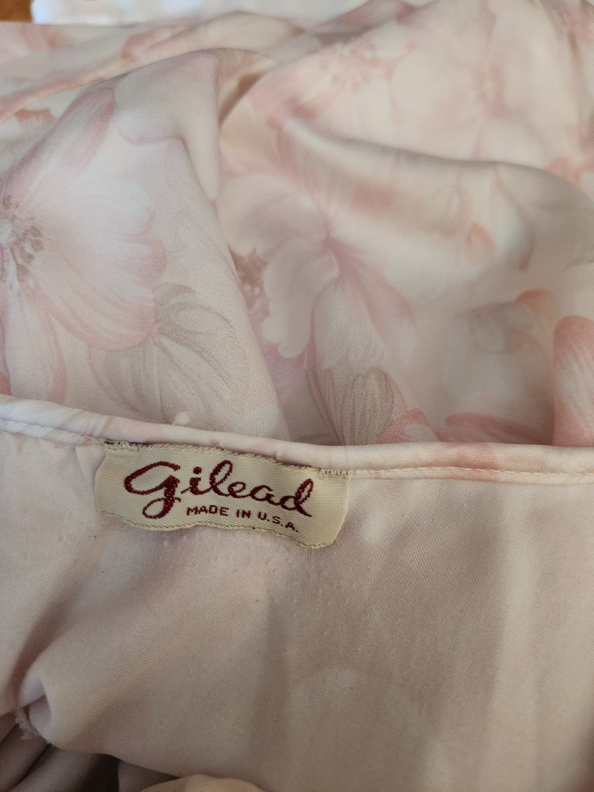 80s/90s Pink Floral Nightgown