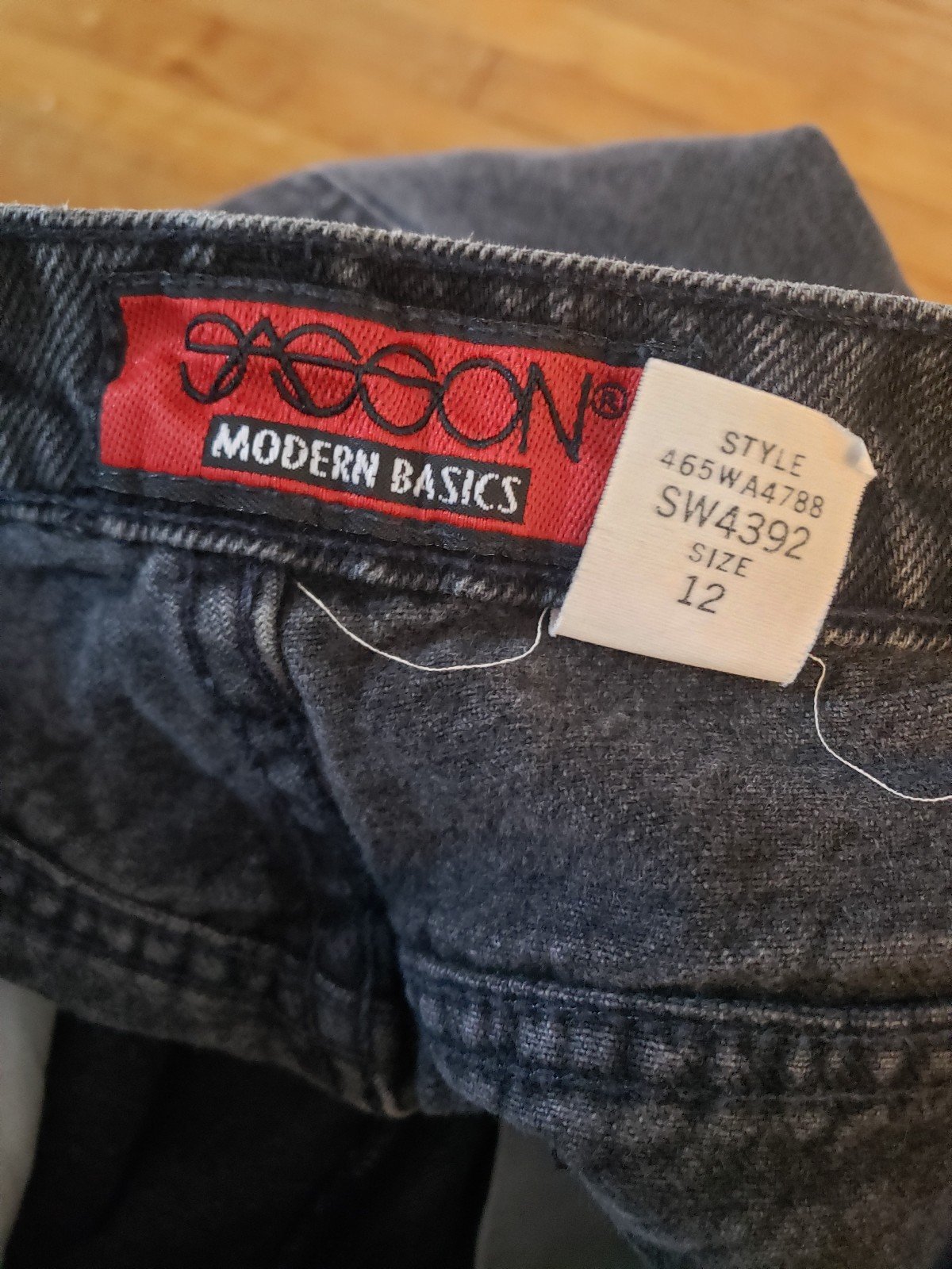 80s/90s Sasson Black High Rise Jeans