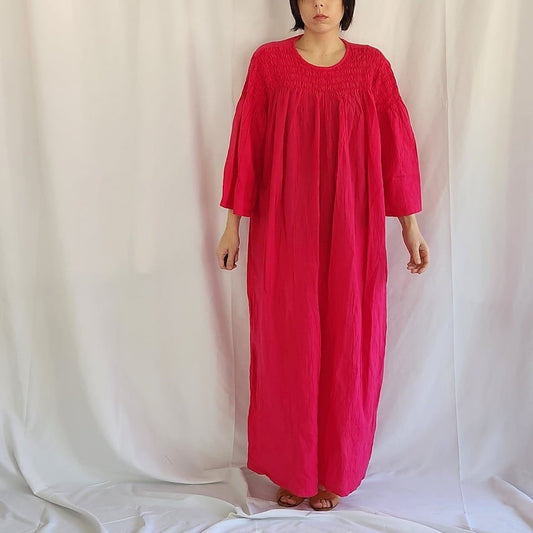 70s Fuschia Caftan