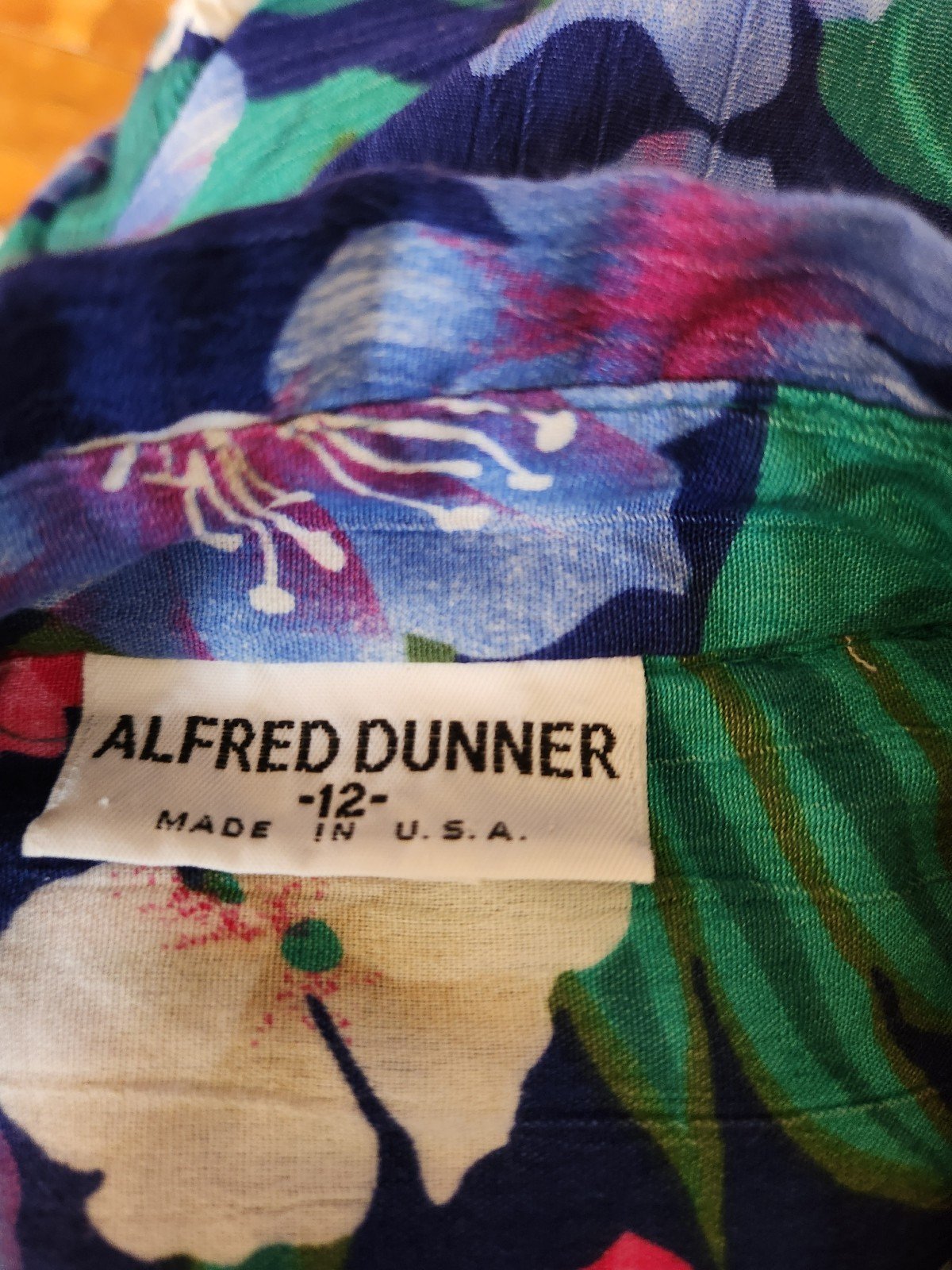 90s Blue, Green, and Pink Floral Skirt Set