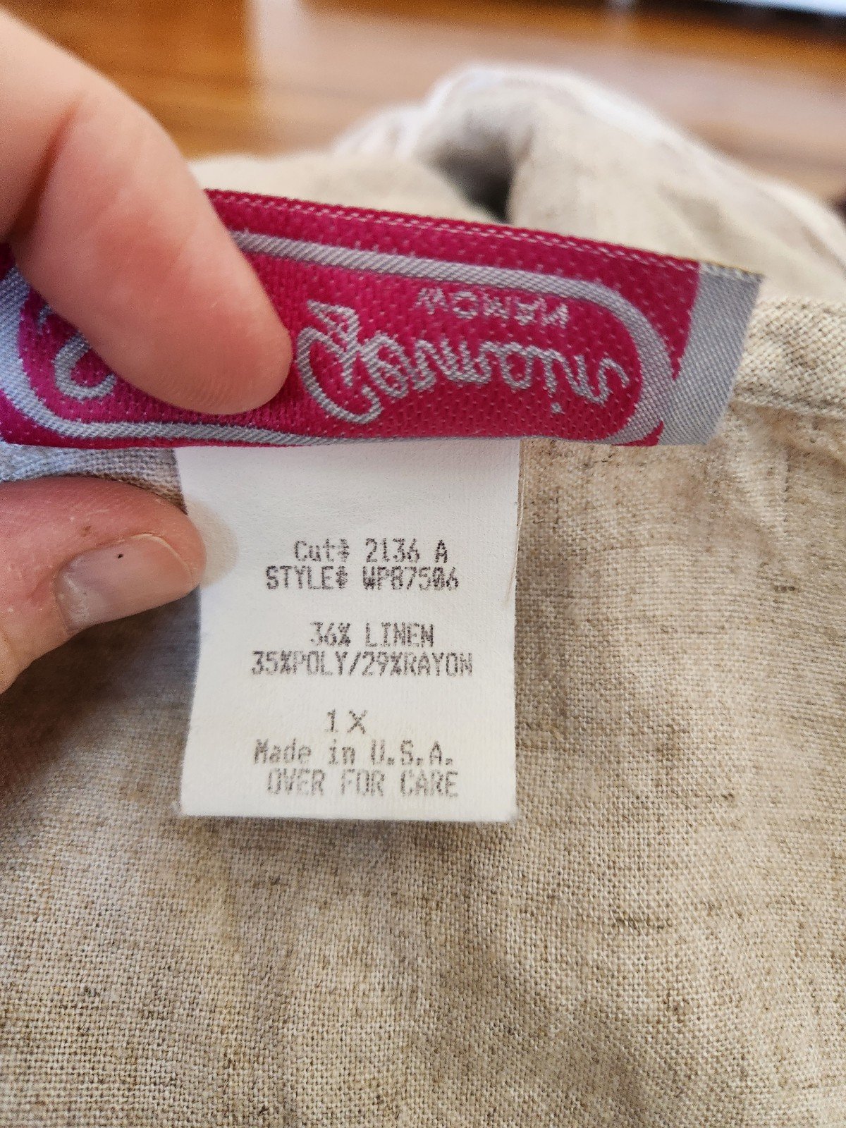 90s Linen Blend 3 Piece Set