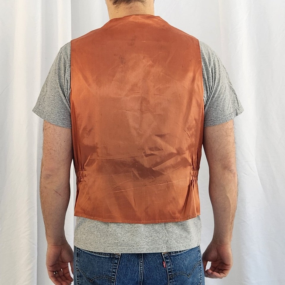70s/80s Brown Corduroy Vest