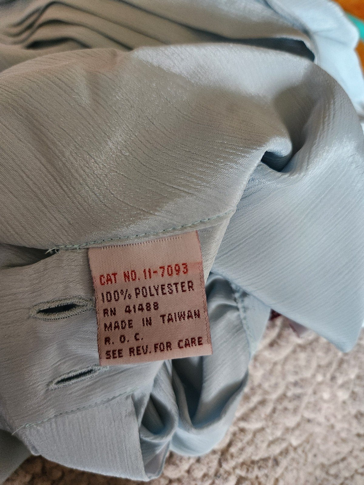 80s/90s Blue Pleated Blouse