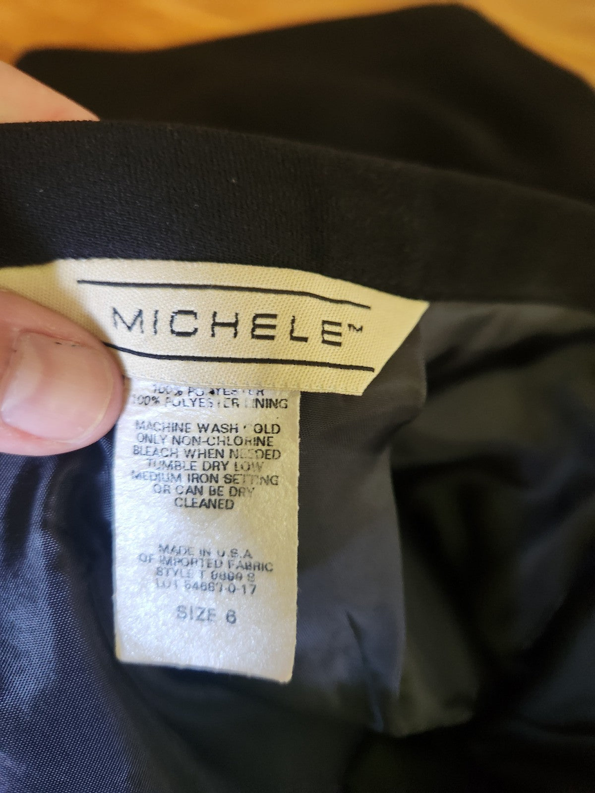 Y2K Black Pencil Skirt