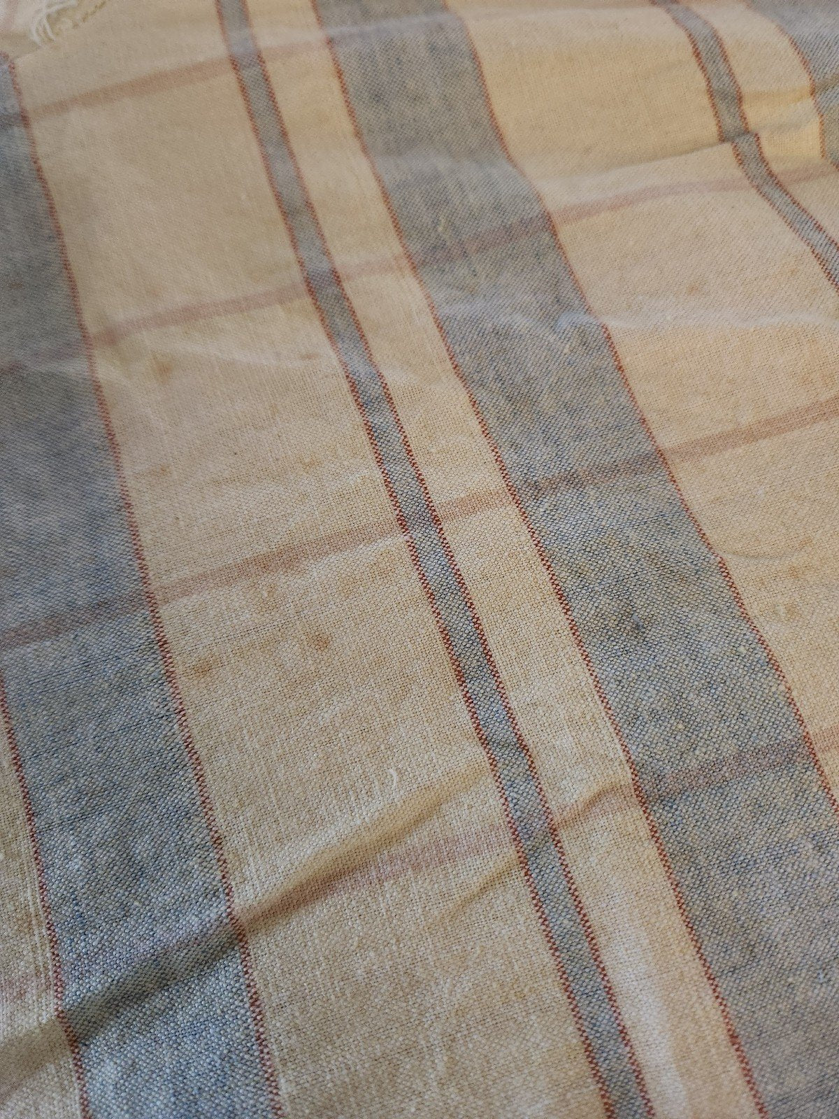 80s Yellow Plaid Cropped Pants