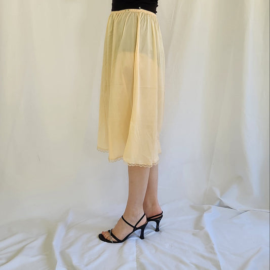 70s Nude Midi Slip